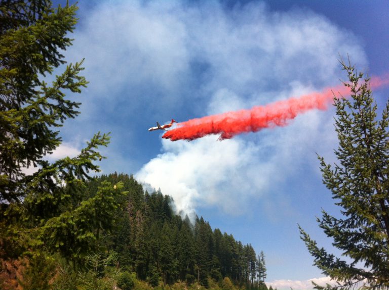 Wildfire season required 838,000 gallons of fire retardant